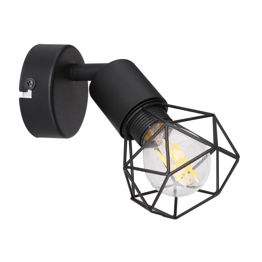 Globo - Настінний точковий світильник 1xE14/40W/230V чорний