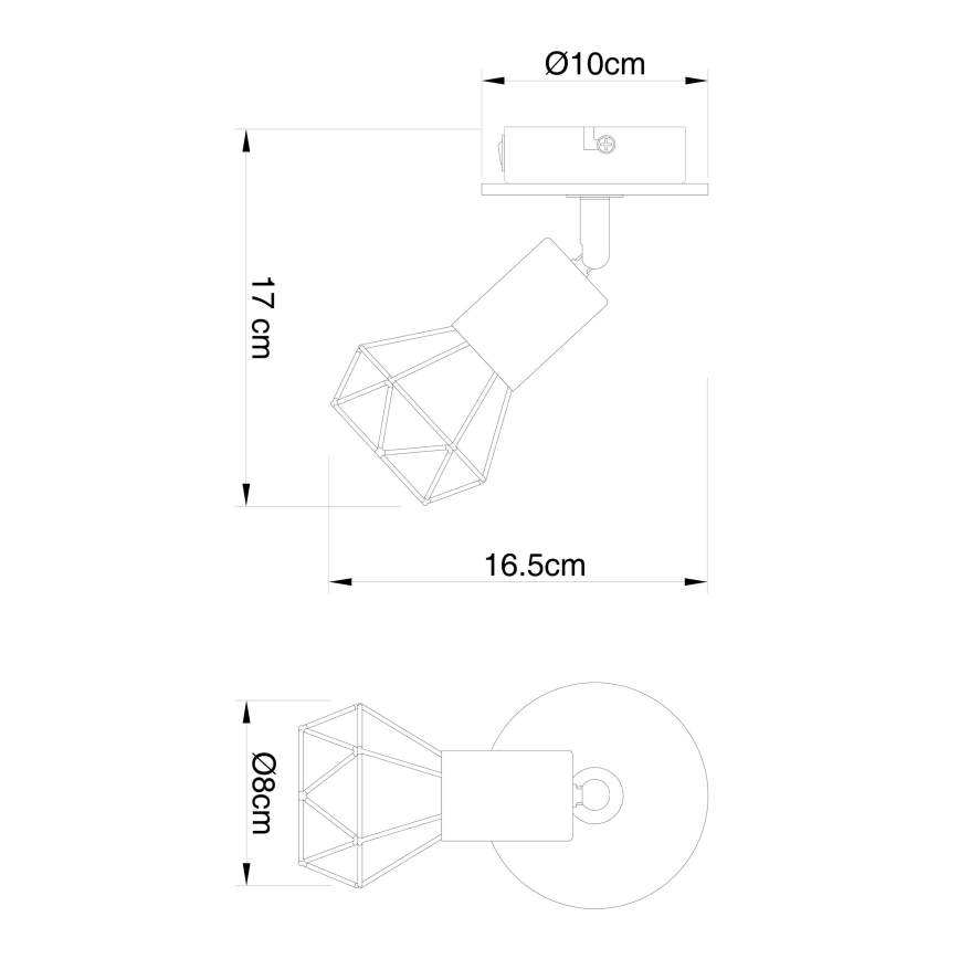 Globo - Настінний точковий світильник 1xE14/40W/230V