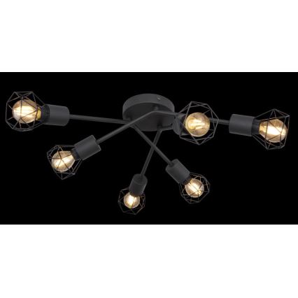 Globo 54802S-6 - Припотолочная люстра XARA 6xE14/40W/230V