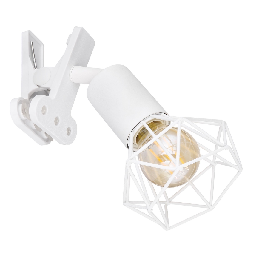 Globo - Настенная лампа с зажимом 1xE14/40W/230V белый