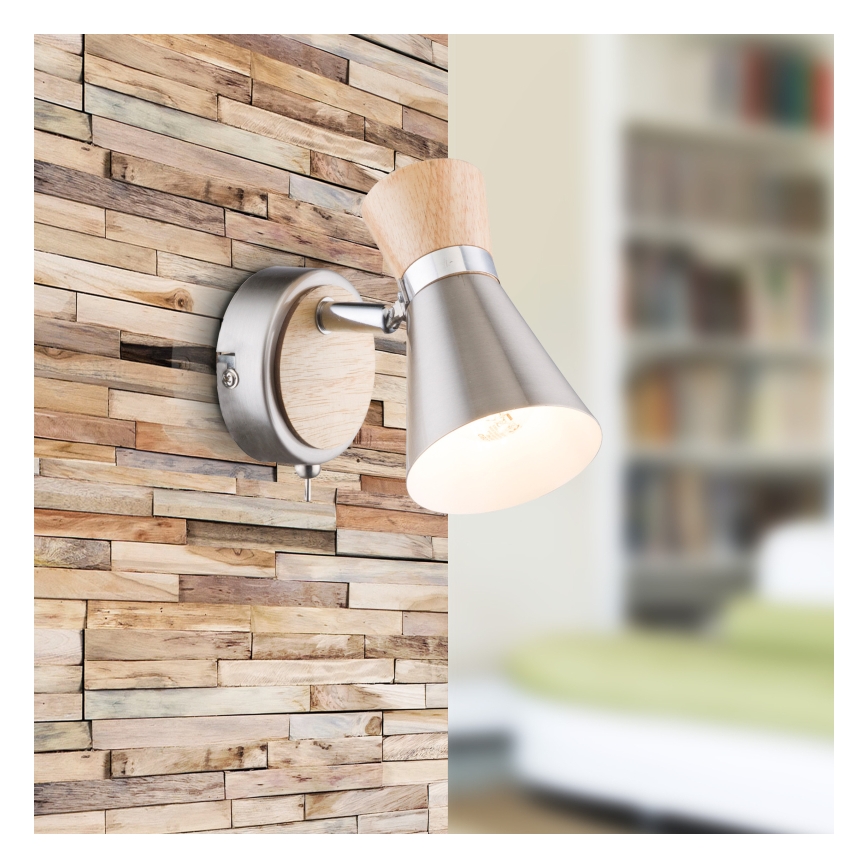 Globo - Настінний точковий світильник 1xE14/25W/230V