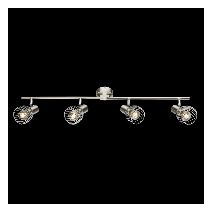 Globo - Точковий світильник 4xE14/40W/230V матовий хром