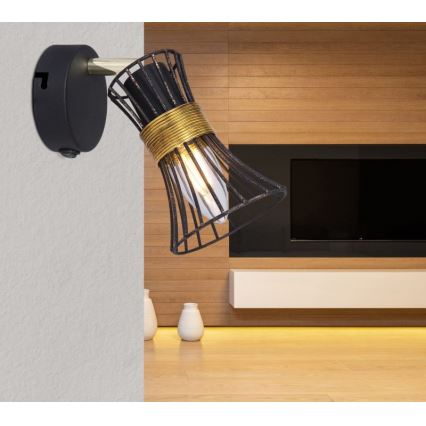 Globo 54814-1 - Настенный прожектор PURRA 1xE14/40W/230V