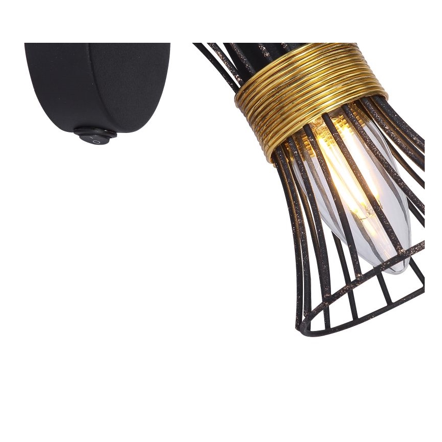 Globo 54814-1 - Настенный прожектор PURRA 1xE14/40W/230V
