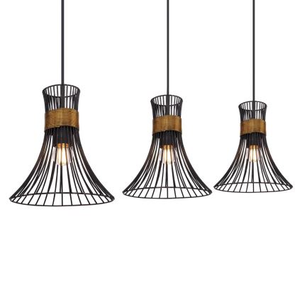Globo - Підвісна люстра 3xE27/60W/230V