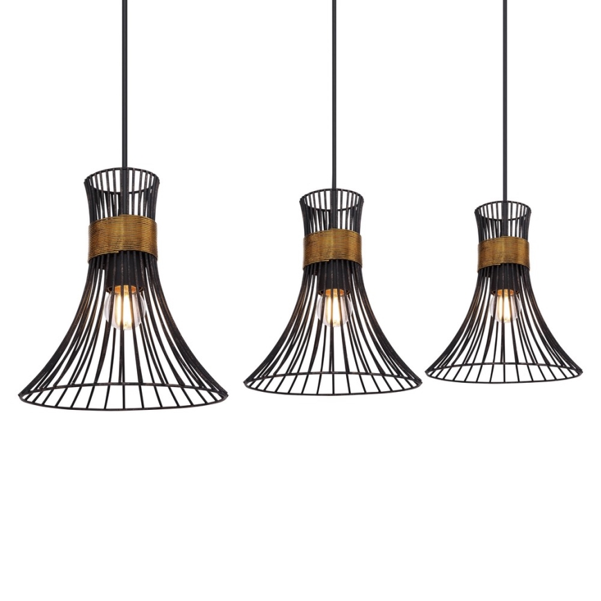Globo - Підвісна люстра 3xE27/60W/230V