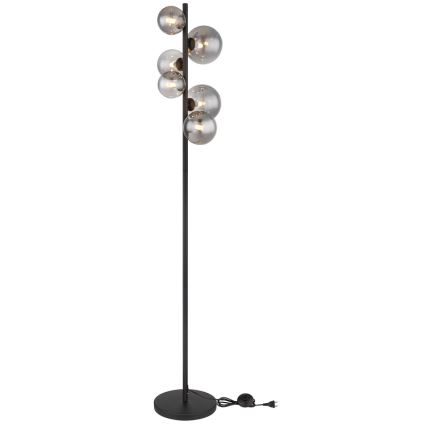 Globo - Светодиодный торшер 6xG9/3,5W/230V дымчатый/черный