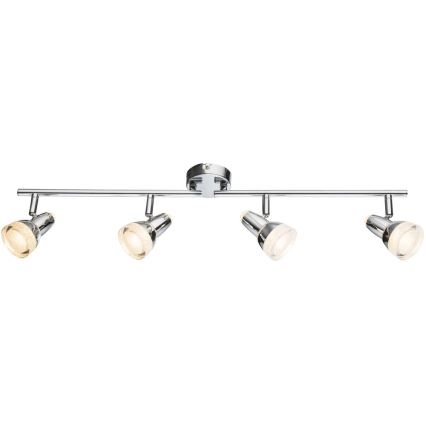Globo - Точковий LED світильник 4xLED/4W/230V блискучий хром