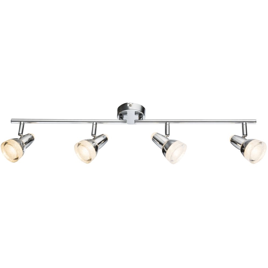 Globo - Точковий LED світильник 4xLED/4W/230V блискучий хром