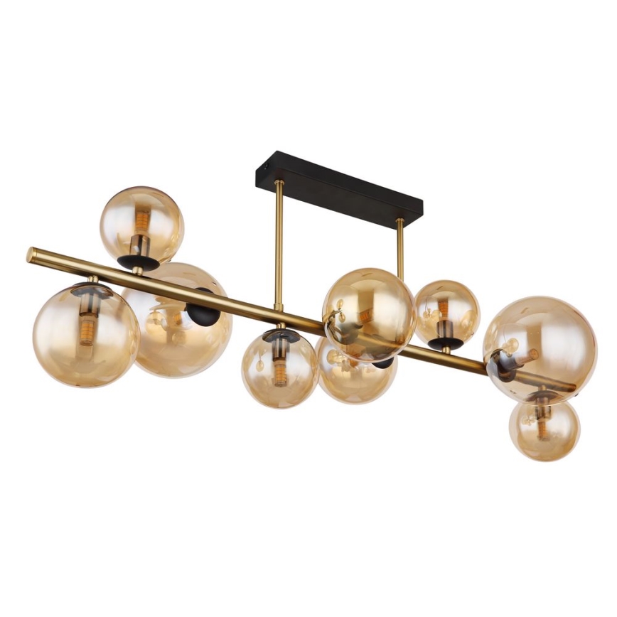 Globo - LED Люстра на штанзі 9xG9/3W/230V латунь