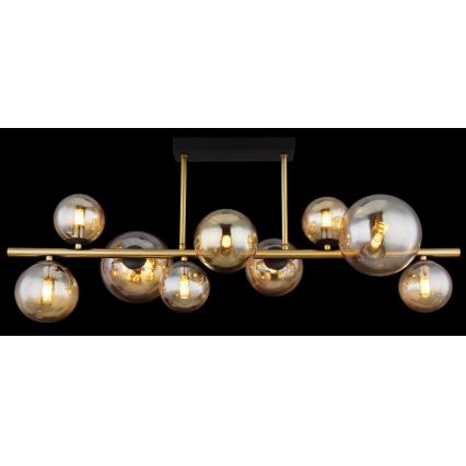 Globo - LED Люстра на штанзі 9xG9/3W/230V латунь