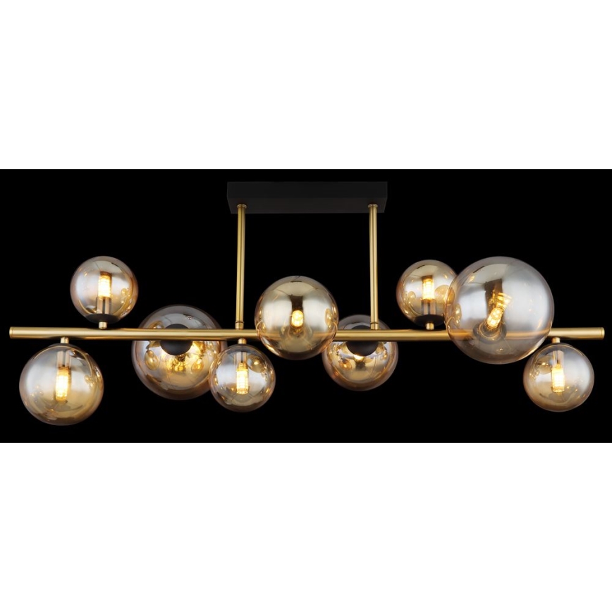 Globo - LED Люстра на штанзі 9xG9/3W/230V латунь