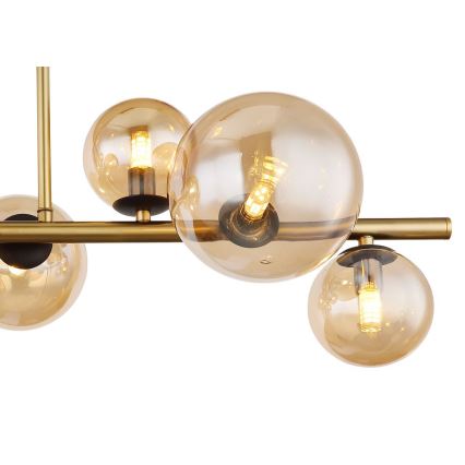 Globo - LED Люстра на штанзі 9xG9/3W/230V латунь