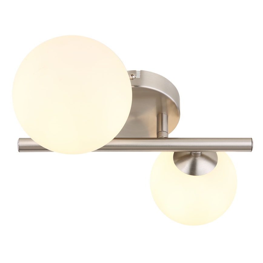 Globo - Пристельова LED люстра 2xG9/3W/230V матовий хром