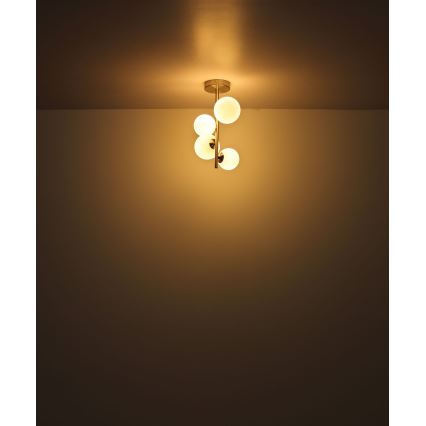 Globo - Светодиодная люстра на штанге 4xG9/3W/230V матовый хром