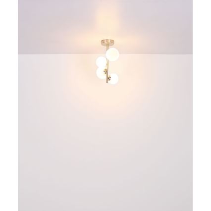 Globo - Светодиодная люстра на штанге 4xG9/3W/230V матовый хром