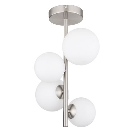 Globo - Світлодіодна люстра на штанзі 4xG9/3W/230V матовий хром