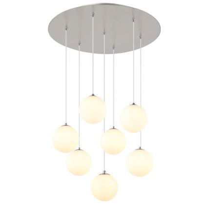 Globo - Светодиодная подвесная люстра 7xG9/3,5W/230V белый