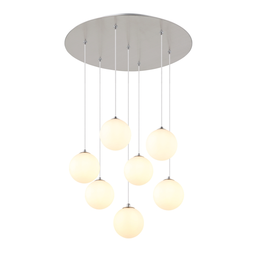 Globo - Светодиодная подвесная люстра 7xG9/3,5W/230V белый