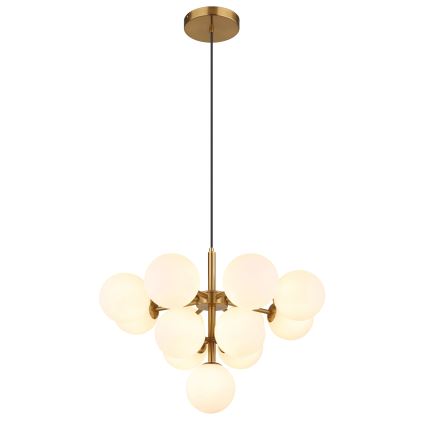 Globo - Підвісна люстра 13xG9/5W/230V діаметр 56 см золотий