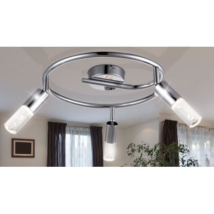 Globo 56199-3 - Светодиодный прожектор PERU 3xLED/4W/230V
