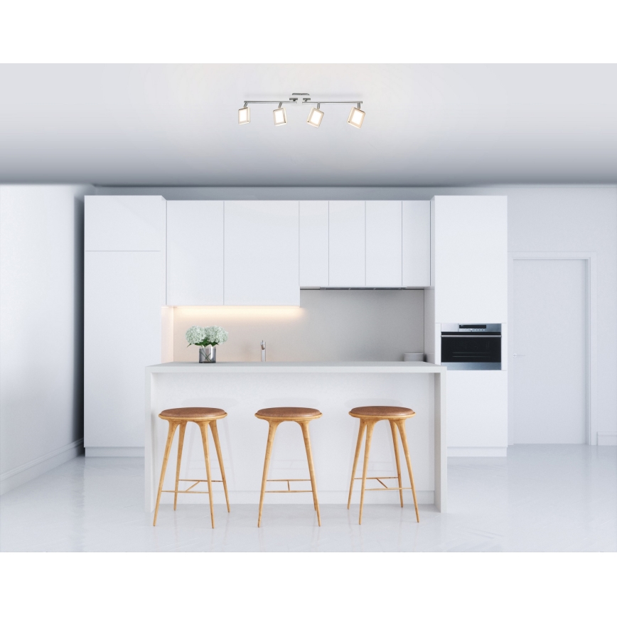 Globo - Світлодіодний точковий світильник 4xLED/4W/230V