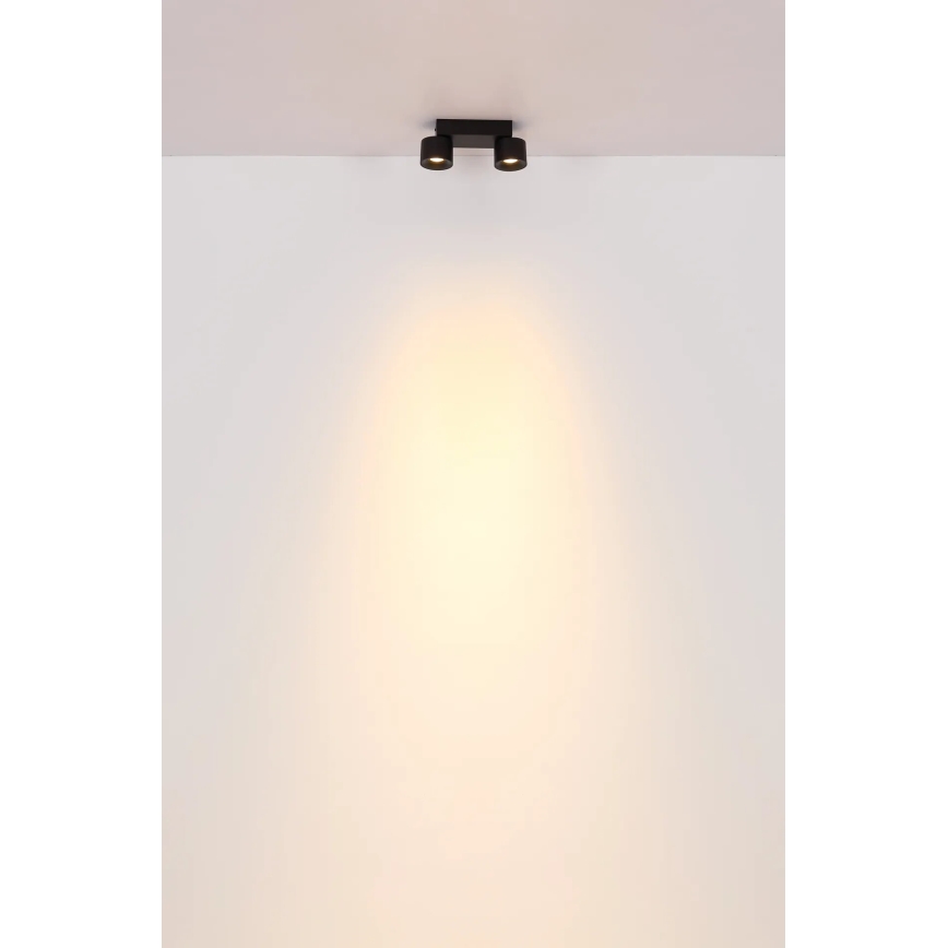 Globo - Светодиодный точечный светильник 2xLED/6W/230V черный
