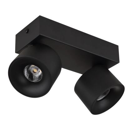 Globo - Світлодіодний точковий світильник 2xLED/6W/230V чорний