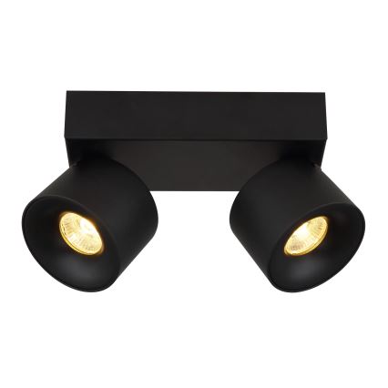 Globo - Світлодіодний точковий світильник 2xLED/6W/230V чорний