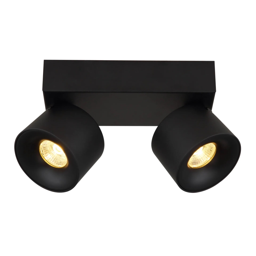 Globo - Світлодіодний точковий світильник 2xLED/6W/230V чорний