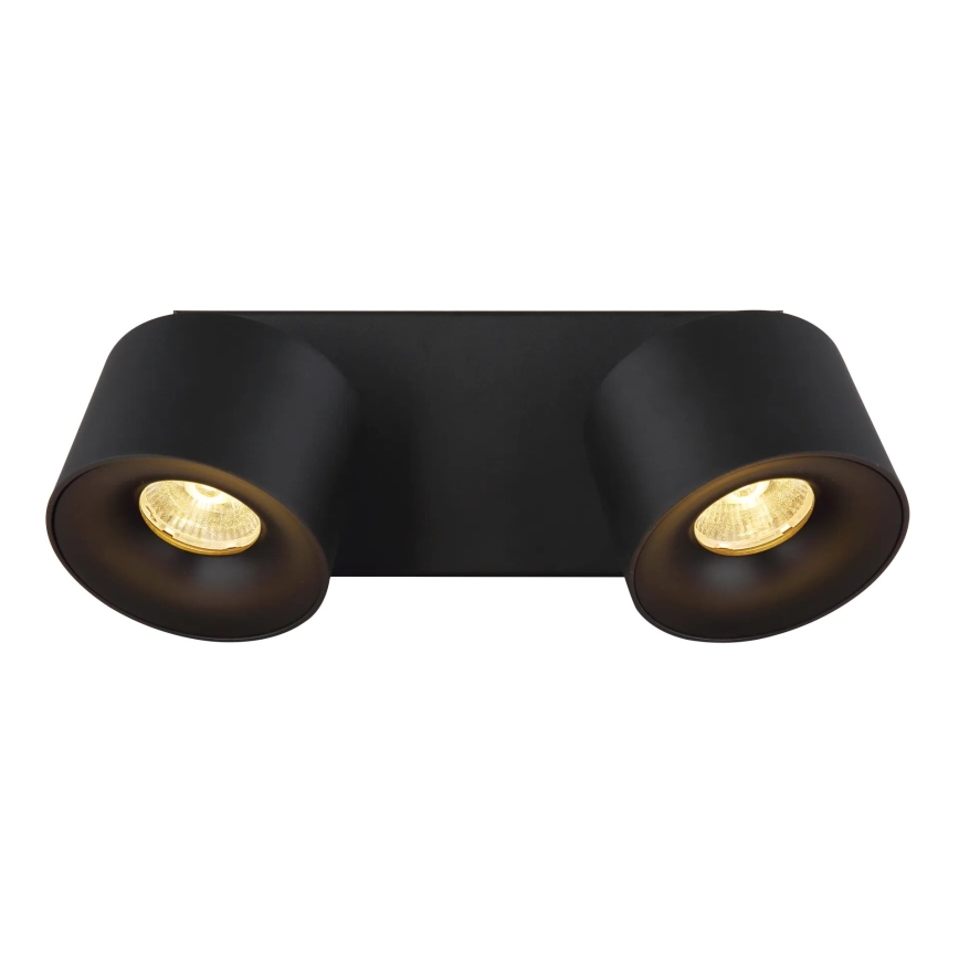 Globo - Світлодіодний точковий світильник 2xLED/6W/230V чорний