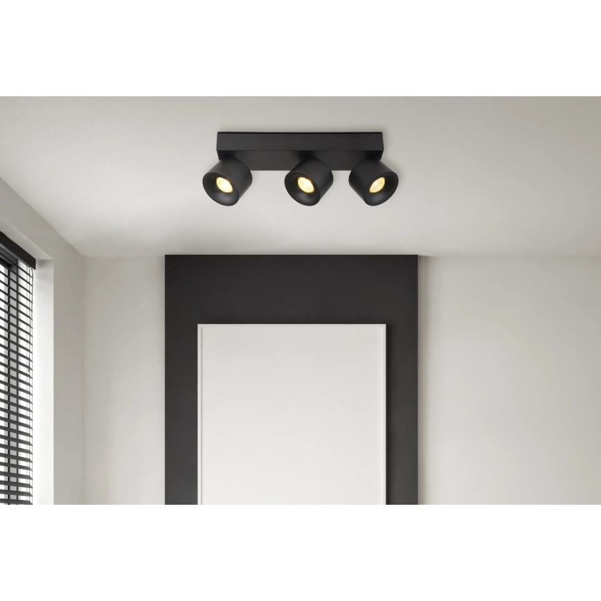 Globo - Світлодіодний точковий світильник 3xLED/6W/230V чорний
