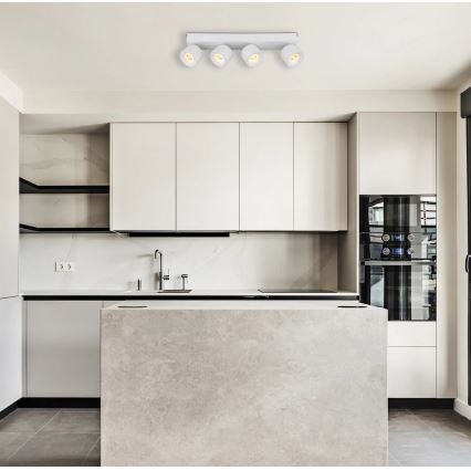 Globo - Світлодіодний точковий світильник 4xLED/6W/230V білий