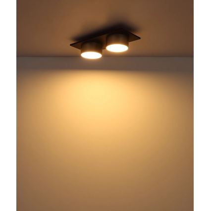 Globo - LED стельовий світильник LED/24W/230V 3000K 46x20 cm бежевий