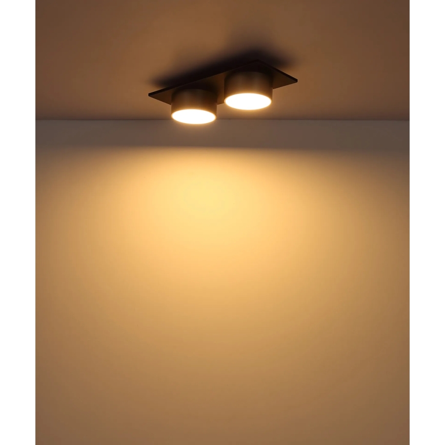 Globo - LED стельовий світильник LED/24W/230V 3000K 46x20 cm бежевий