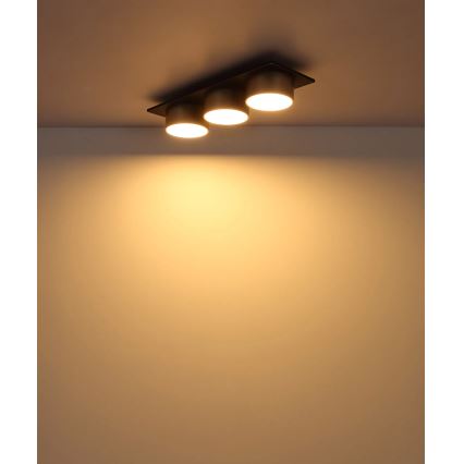 Globo - LED стельовий світильник LED/24W/230V 3000K 58x20 cm бежевий
