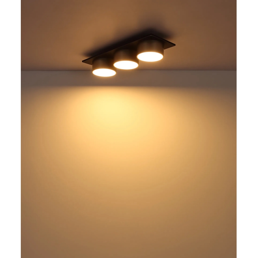 Globo - LED стельовий світильник LED/24W/230V 3000K 58x20 cm бежевий