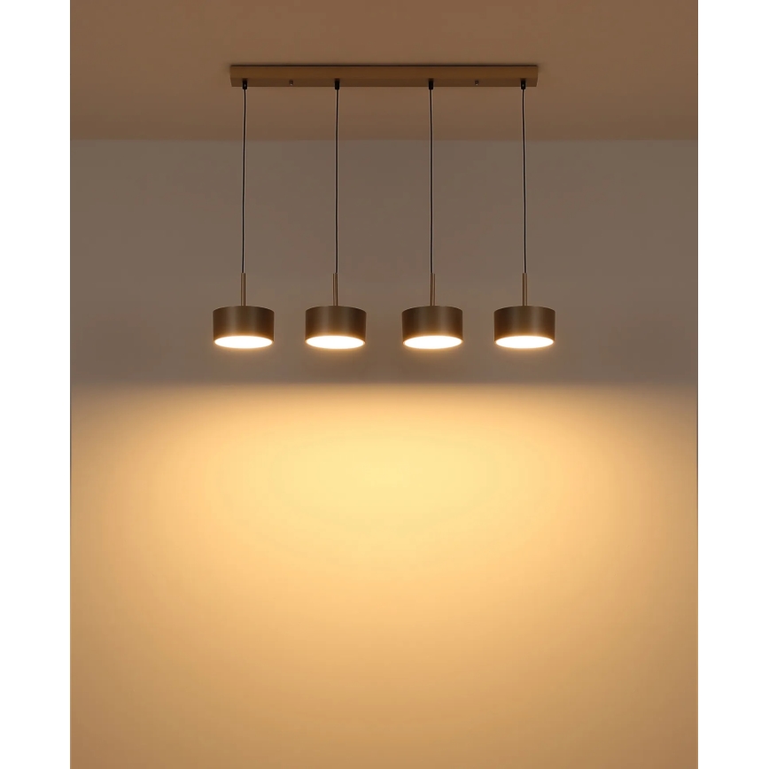 Globo - LED-люстра на тросе LED/40W/230V 3000K, латунь
