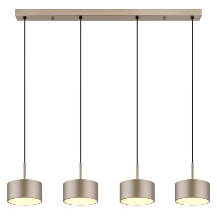 Globo - LED-люстра на тросе LED/40W/230V 3000K, латунь