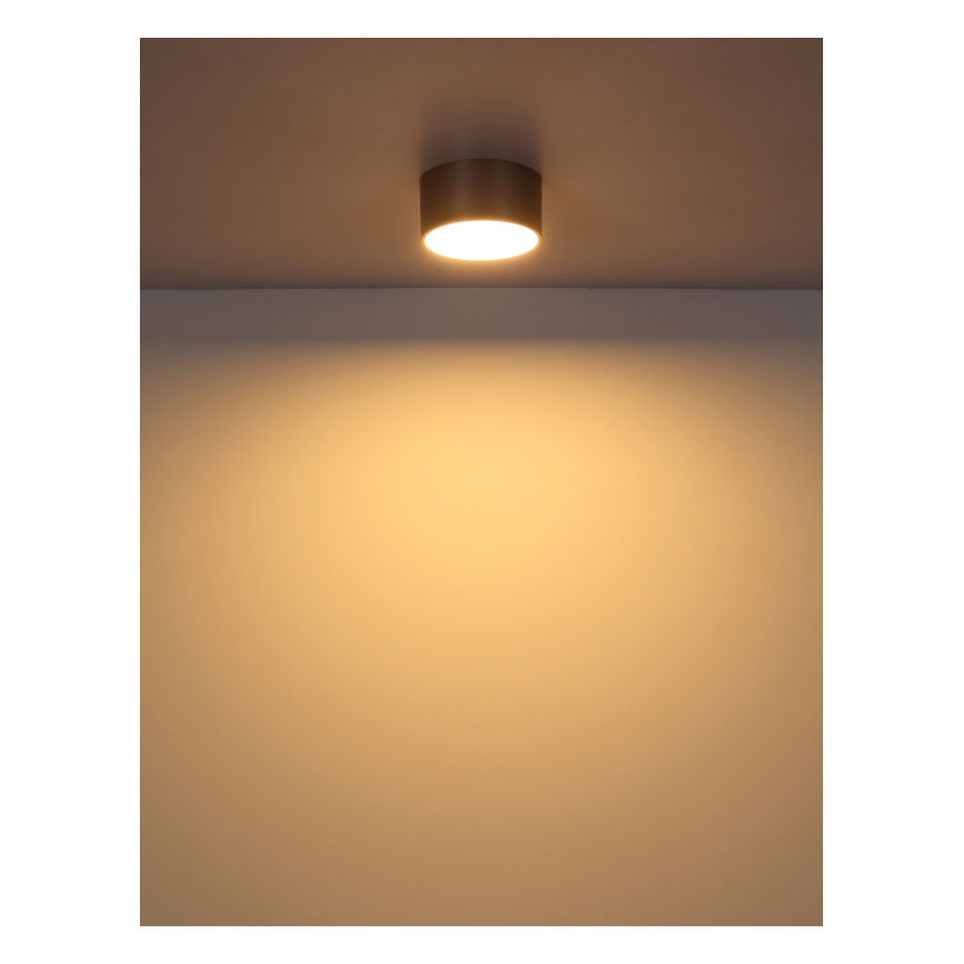 Globo - потолочный светильник LED, 12 Вт, 230 В, диаметр 15 см, 3000K, бежевый