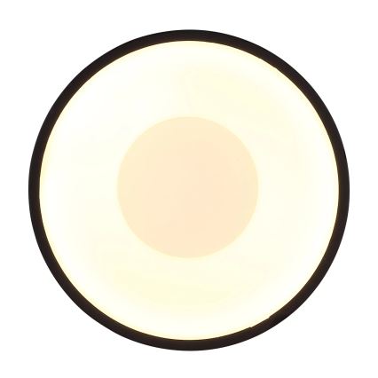 Globo - LED стельовий світильник LED/12W/230V 3000K діам. 15 см чорний