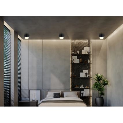 Globo - светодиодный потолочный светильник LED/12W/230V 3000K Ø 15 см черный