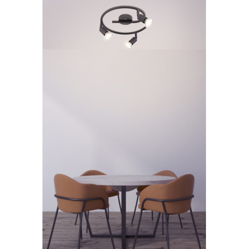 Globo - Светодиодный точечный светильник 3xGU10/3W/230V