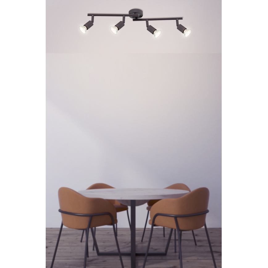 Globo - Светодиодный точечный светильник 4xGU10/3W/230V