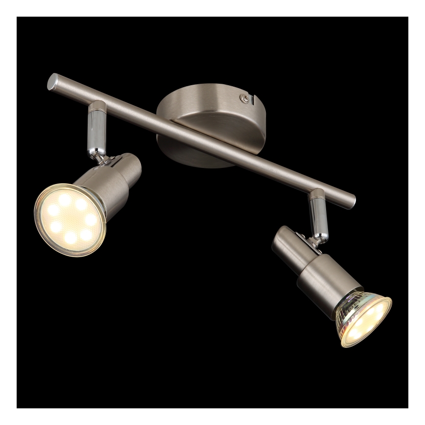 Globo - Світлодіодний точковий світильник 2xGU10/3W/230V