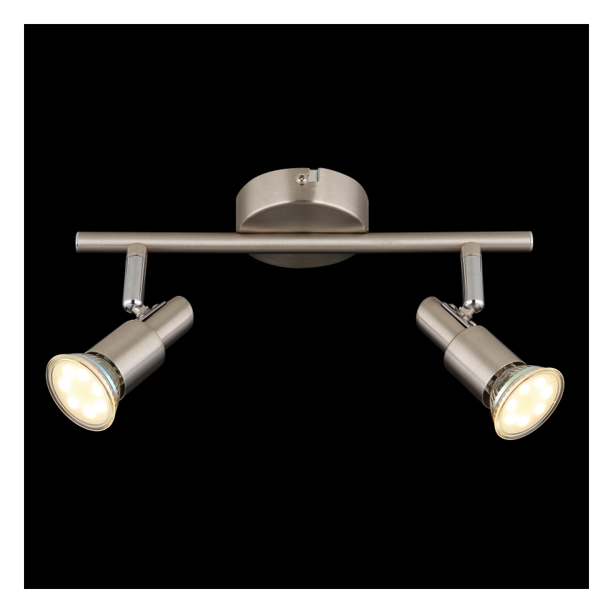 Globo - Світлодіодний точковий світильник 2xGU10/3W/230V