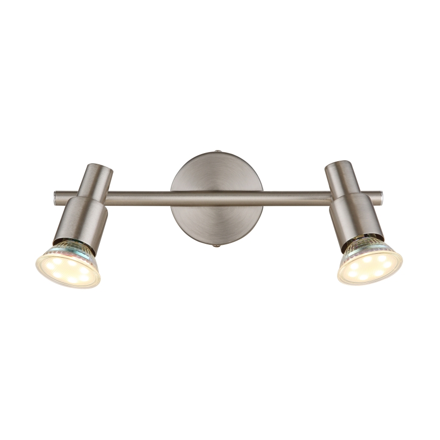 Globo - Світлодіодний точковий світильник 2xGU10/3W/230V