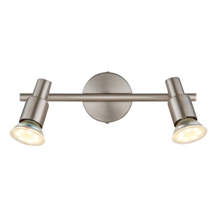 Globo - Світлодіодний точковий світильник 2xGU10/3W/230V