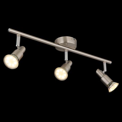 Globo - Світлодіодний точковий світильник 3xGU10/3W/230V