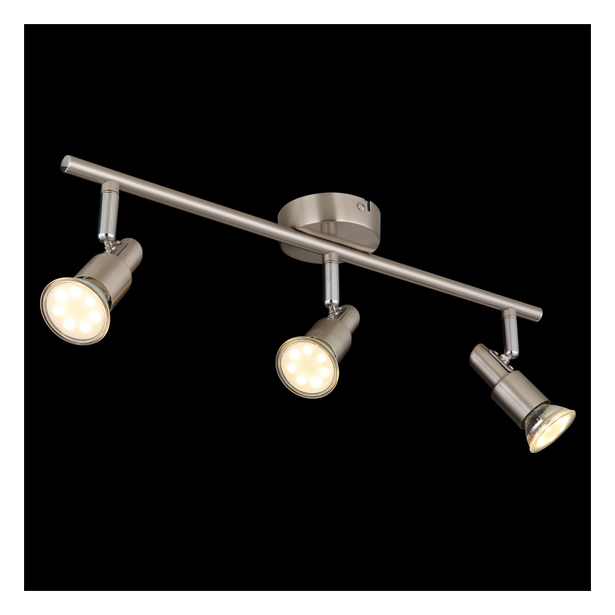 Globo - Світлодіодний точковий світильник 3xGU10/3W/230V